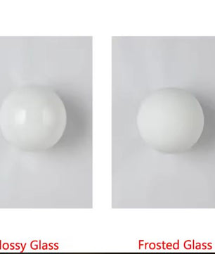 Moderne Glazen Wandlamp – Ronde Melkwitte Bal, Slaapkamer & Woonkamer
