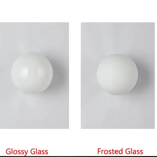 Moderne Glazen Wandlamp – Ronde Melkwitte Bal, Slaapkamer & Woonkamer