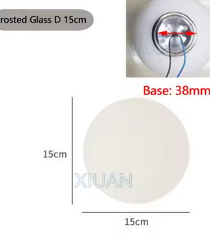 Moderne Glazen Wandlamp – Ronde Melkwitte Bal, Slaapkamer & Woonkamer