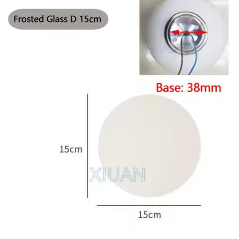 Moderne Glazen Wandlamp – Ronde Melkwitte Bal, Slaapkamer & Woonkamer