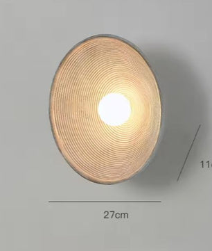 Moderne LED Wandlamp – Resin & Glas, Omhoog & Omlaag Verlichting