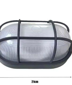 Retro Waterdichte Wandlamp – Aluminium & Glas, IP65, E27 Fitting