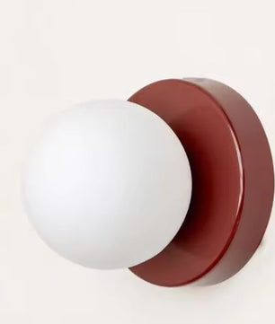 Macaron LED Wandlamp – Mini Glazen Blaker, Modern & Sfeervol