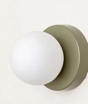 Macaron LED Wandlamp – Mini Glazen Blaker, Modern & Sfeervol