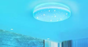 RGB LED Plafondlamp 40 cm – Sterrenhemel Effect & Afstandsbediening, 36W Dimbaar