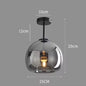 Moderne Scandinavische Plafondlamp – Minimalistisch Glas & LED