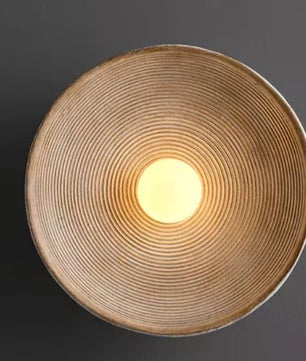 Retro Japanse Wandlamp – Keramiek & Modern Design, Sfeervolle Binnenverlichting