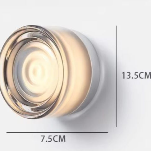 Nordic Ronde Wandlamp – Minimalistisch & Luxe Glas Design