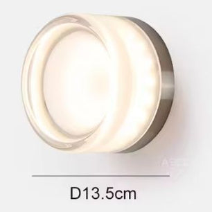 Nordic Ronde Wandlamp – Minimalistisch & Luxe Glas Design
