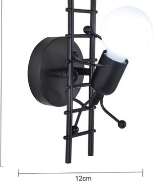Creatieve Cartoon Wandlamp – Metalen Kinderkamer Verlichting, E27 Fitting