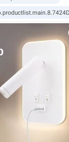 Nachtkastje Wandlamp met USB-poort – 3-in-1 LED Leeslamp & Wandverlichting