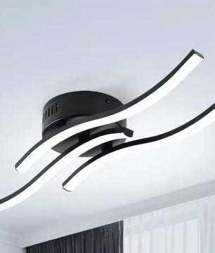 Moderne LED Kroonluchter – 3-Armig Golvend Design, 21W Chroom