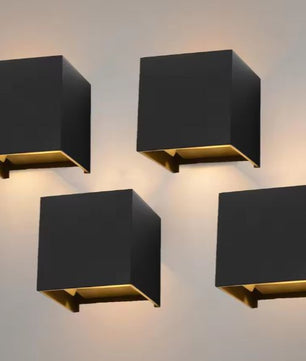 4x Moderne LED Wandlamp – Aluminium, 7W, Verstelbare Lichtbundel, Binnen & Buiten