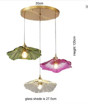 Moderne Glazen Plafondlamp – Oranje & Wit Design, Metaal + Glas