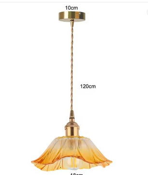 Moderne Glazen Plafondlamp – Oranje & Wit Design, Metaal + Glas