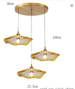 Moderne Glazen Plafondlamp – Oranje & Wit Design, Metaal + Glas
