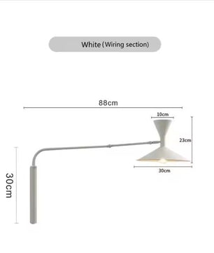 Industriële Wandlamp – Draaibaar Design voor Slaapkamer & Woonkamer