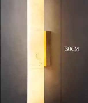 Luxe Marmeren Wandlamp – Minimalistisch Design met Massief Koper