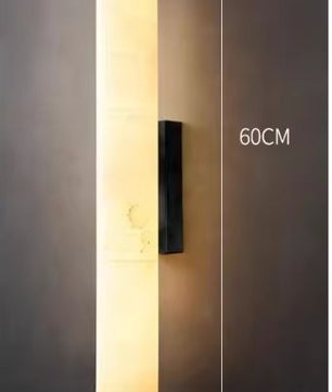 Luxe Marmeren Wandlamp – Minimalistisch Design met Massief Koper