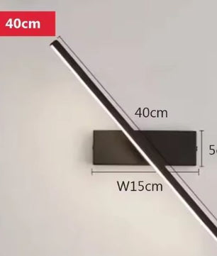 Moderne LED Wandlamp – Draaibare Badkamerspiegel & Sfeerverlichting