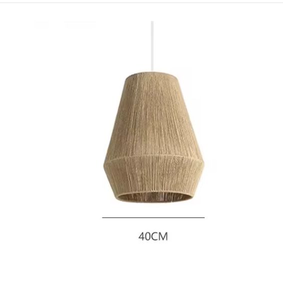 Retro Handgeweven Rotan Hanglamp – Japanse Wabi-Sabi Stijl, Natuurlijk & Sfeervol