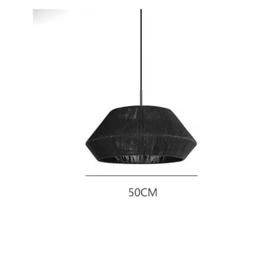 Retro Handgeweven Rotan Hanglamp – Japanse Wabi-Sabi Stijl, Natuurlijk & Sfeervol