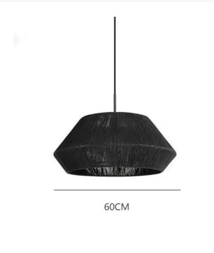Retro Handgeweven Rotan Hanglamp – Japanse Wabi-Sabi Stijl, Natuurlijk & Sfeervol
