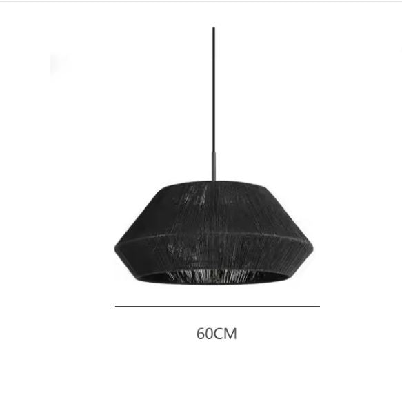 Retro Handgeweven Rotan Hanglamp – Japanse Wabi-Sabi Stijl, Natuurlijk & Sfeervol