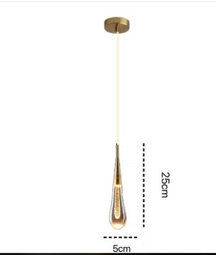 Nordic Kristallen Hanglamp – Moderne LED Plafondlamp voor Woonkamer, Slaapkamer & Restaurant