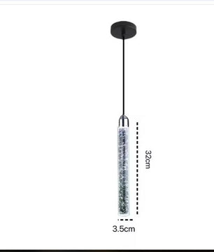 Nordic Kristallen Hanglamp – Moderne LED Plafondlamp voor Woonkamer, Slaapkamer & Restaurant