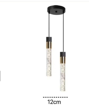 Nordic Kristallen Hanglamp – Moderne LED Plafondlamp voor Woonkamer, Slaapkamer & Restaurant