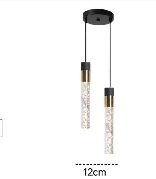 Nordic Kristallen Hanglamp – Moderne LED Plafondlamp voor Woonkamer, Slaapkamer & Restaurant