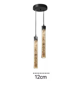 Nordic Kristallen Hanglamp – Moderne LED Plafondlamp voor Woonkamer, Slaapkamer & Restaurant