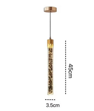 Nordic Kristallen Hanglamp – Moderne LED Plafondlamp voor Woonkamer, Slaapkamer & Restaurant