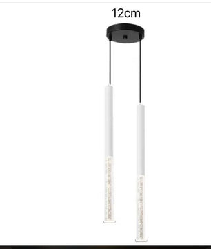 Nordic Kristallen Hanglamp – Moderne LED Plafondlamp voor Woonkamer, Slaapkamer & Restaurant