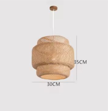 Handgemaakte Bamboe Hanglamp – Chinese Gevlochten Plafondlamp, Natuurlijk en Sfeervol