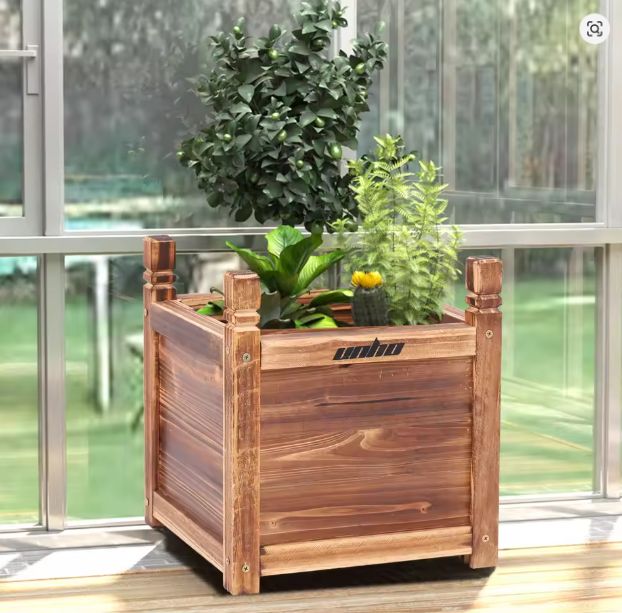 Houten Verhoogd Tuinbed – Plantenbak op Poten voor Bloemen & Groenten