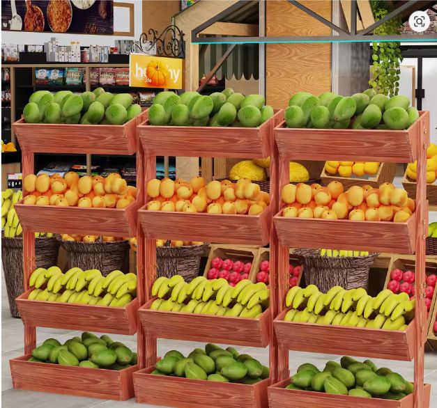4-laags Verhoogde Plantenbak van Hout – Verticale Tuinbak met Afneembare Containers