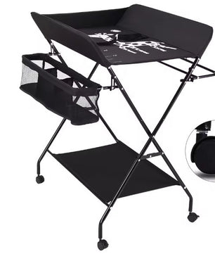 Opvouwbare Babycommode met Opbergvakken – Draagbaar Wisselstation