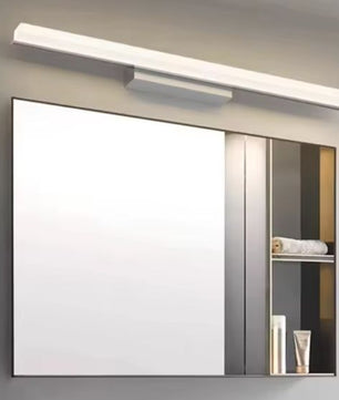 LED Spiegel Licht – Moderne Badkamer Wandlamp, Roestvrij Staal, 40–110 cm, Zwart