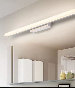 LED Spiegel Licht – Moderne Badkamer Wandlamp, Roestvrij Staal, 40–110 cm, Zwart