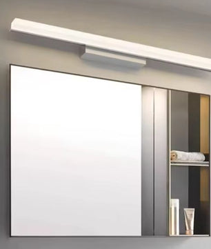 LED Spiegel Licht – Moderne Badkamer Wandlamp, Roestvrij Staal, 40–110 cm, Zwart