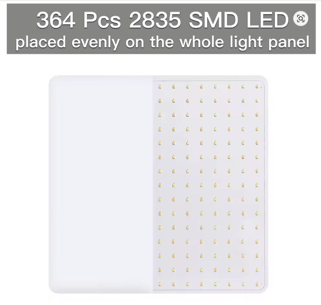 48W Vierkante LED Plafondlamp – 5400LM IP44 Badkamerverlichting