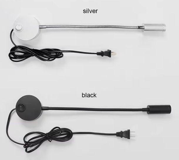 Plug Bedrade Zwanenhals LED Wandlamp 3W – Flexibel Lezen en Slaapkamerlicht