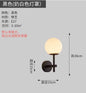 Nordic Moderne LED Wandlamp met Glazen Bol – Scandinavisch Design