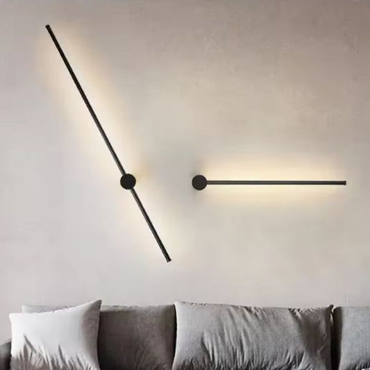 Moderne Minimalistische LED Roterende Wandlamp voor Woonkamer en Slaapkamer