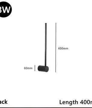 Moderne Minimalistische LED Roterende Wandlamp voor Woonkamer en Slaapkamer