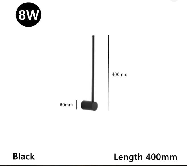 Moderne Minimalistische LED Roterende Wandlamp voor Woonkamer en Slaapkamer