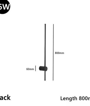 Moderne Minimalistische LED Roterende Wandlamp voor Woonkamer en Slaapkamer