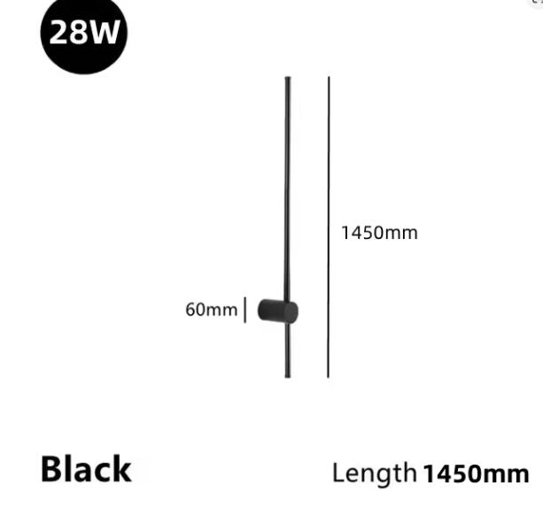 Moderne Minimalistische LED Roterende Wandlamp voor Woonkamer en Slaapkamer